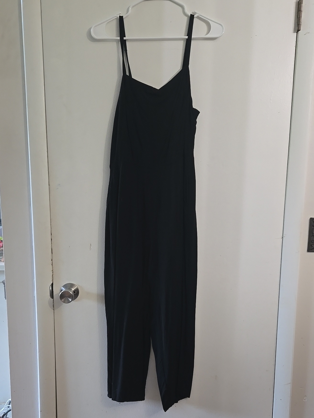 Black Sleeveless Jumpsuit